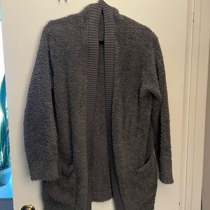 Barefoot Dreams CozyChic Charcoal Cardigan